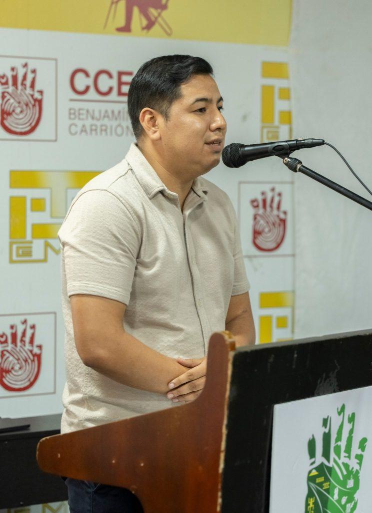 Alejandro Barriga.  Director del Núcleo de Morona Santiago.