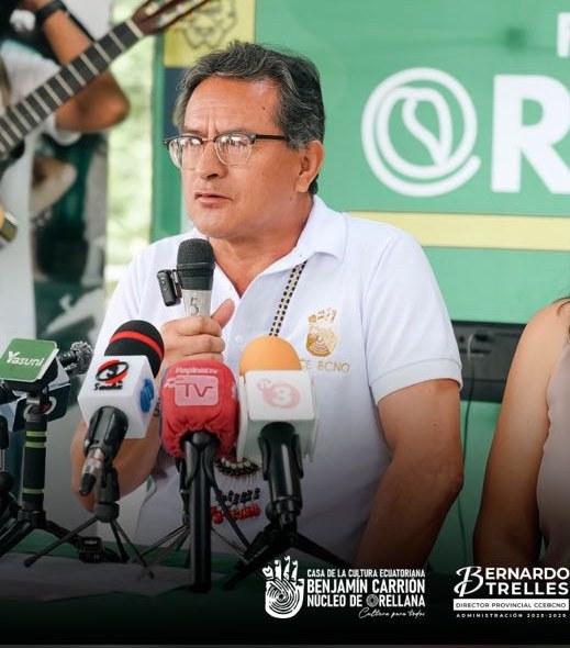 Bernardo Trelles. Director del Núcleo de Orellana.